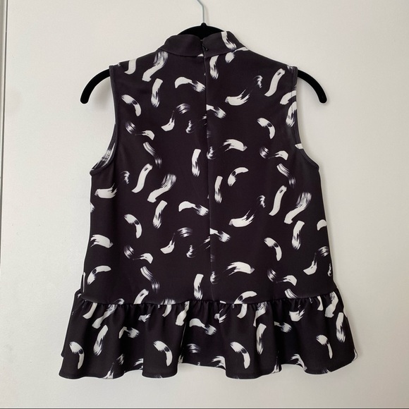 ASOS Printed Top with Peplum - Picture 3 of 6